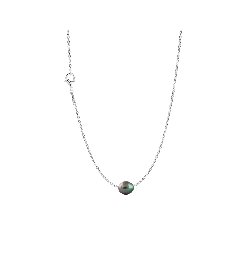 collier perle cerclée pour femmes