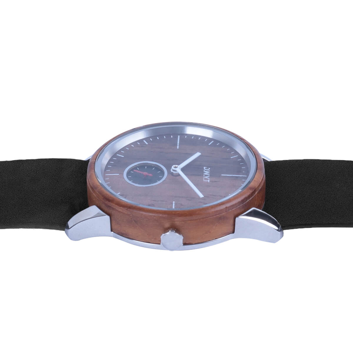 montre en bois Talang noire