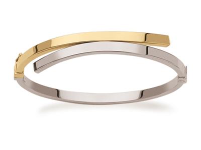 bracelet jonc décalé 3 mm Femme
